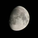 Moon at 300mm at 100% Magnification