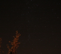 Perseus on a meteor night in 2007