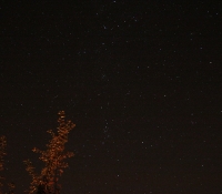 Perseus on a meteor night in 2007