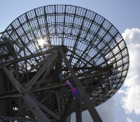 Telescope with lens flare