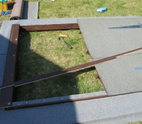 Second door showing edge of roof frame