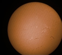 Full Solar Disk of Mercury Transit