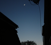 Moon and Venus