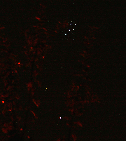 Pleiades and Mars 12th August 2007