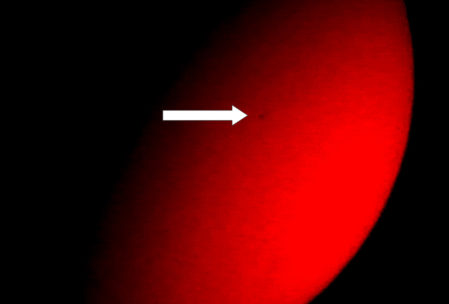 Mercury Transit 2019 no1 with arrow