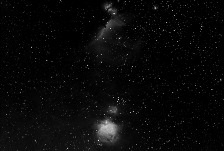 Orion Nebula and Horsehead Nebula