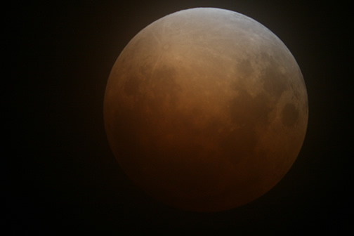 Lunar Eclipse February 2008 as seen in the UK