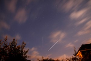 ISS Light Trail Image