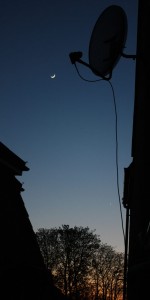 The Moon and Venus