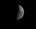 Moon taken through 15×70 binoculars with Canon 400D SLR