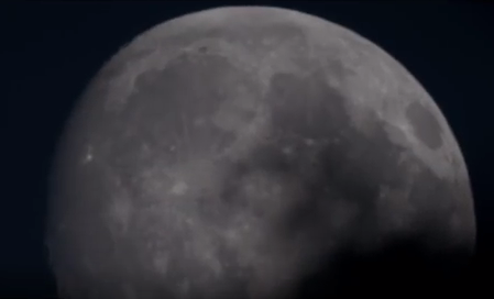 Moon through John Lewis telescope