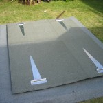 Completed Roof with Hinges and Felt in place