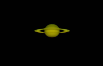 Saturn via Philips SPC900 and Meade LX200 10″ Telescope